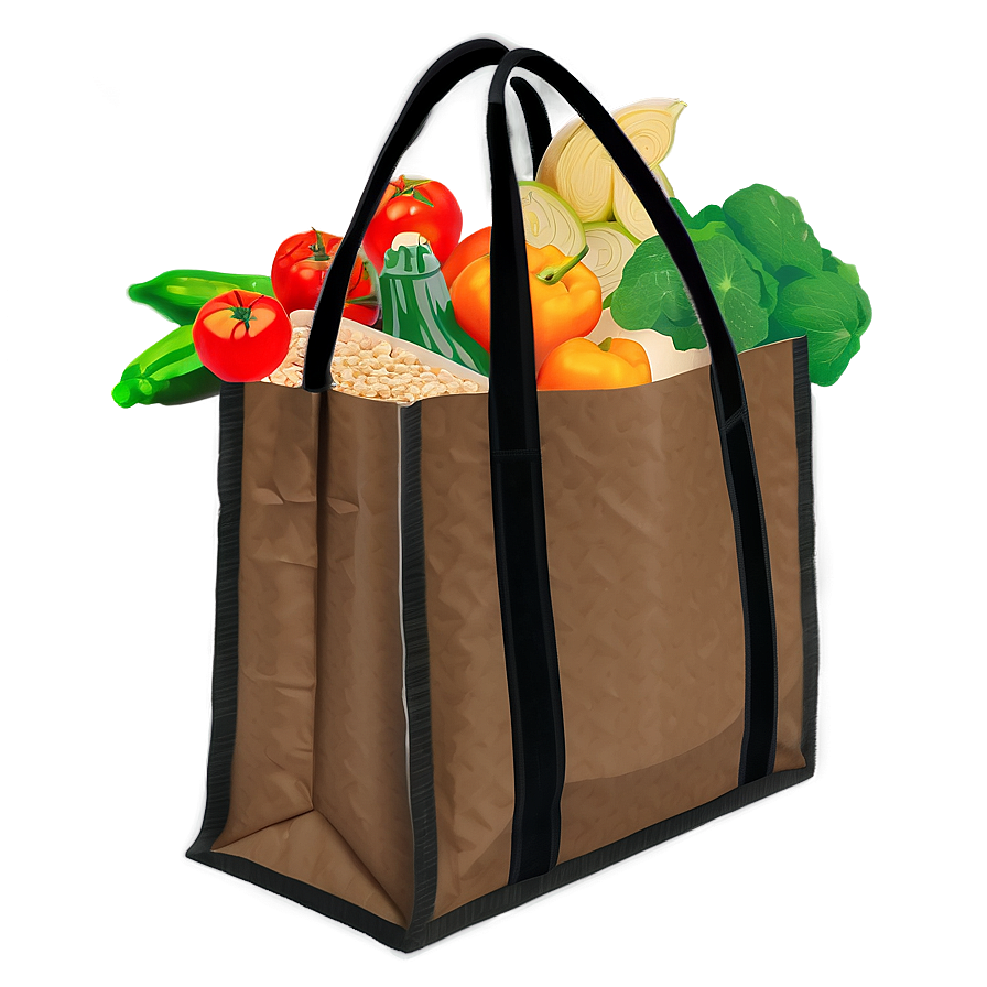 Chic Grocery Bag Png 82 PNG Image