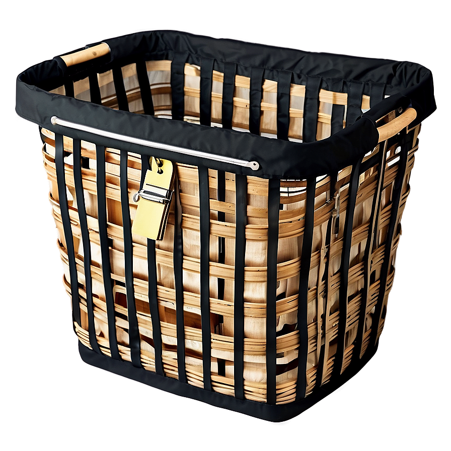 Chic Laundry Basket With Cover Png 06132024 PNG Image