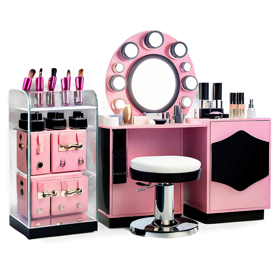 Chic Salon Makeup Station Png 23 PNG Image