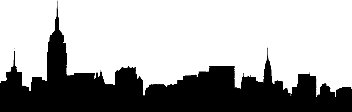 Chicago Skyline Silhouette PNG Image