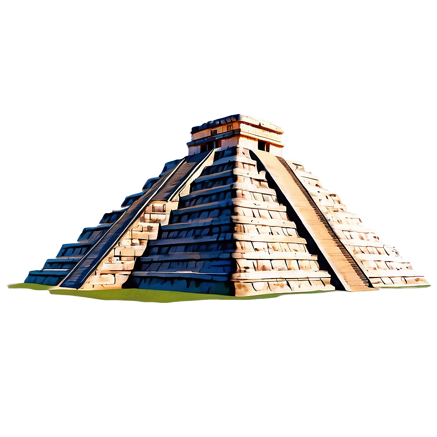 Chichen Itza Birds Eye View Png 67 PNG Image