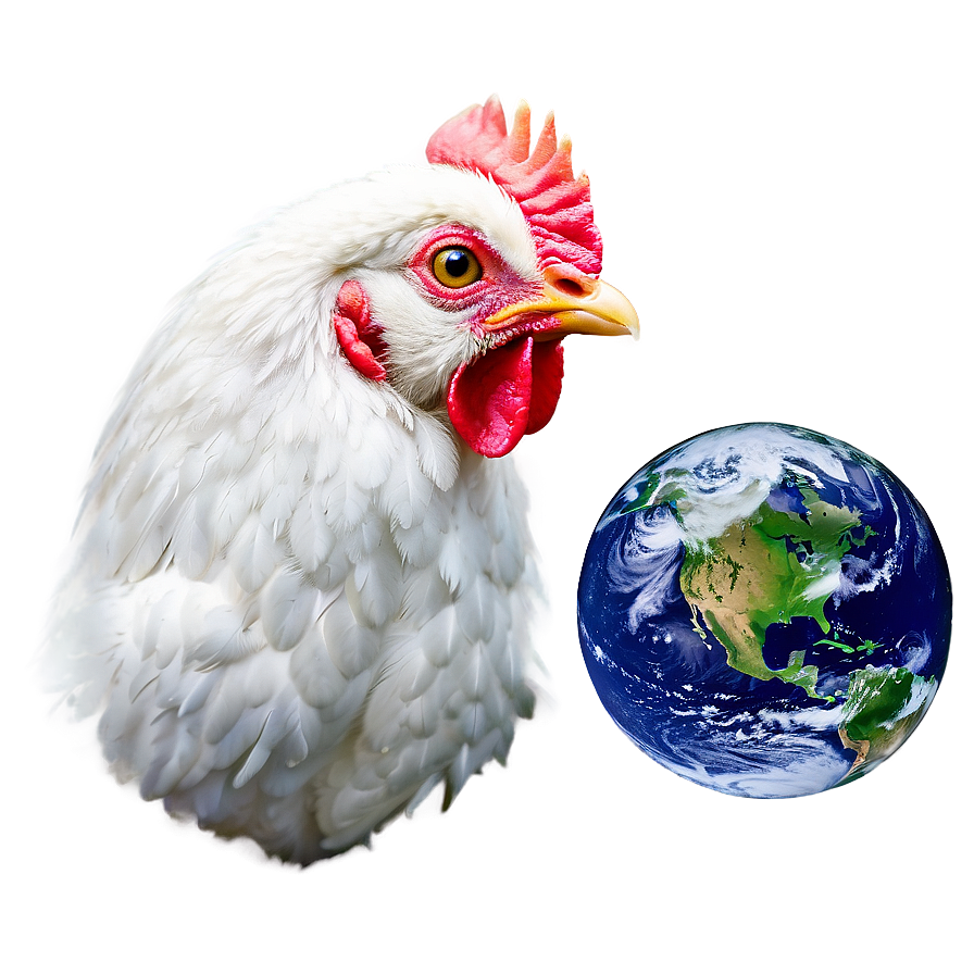 Chicken In Space Png Gjd PNG Image