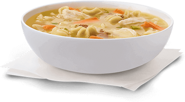 Chicken Noodle Soup Bowl PNG Image