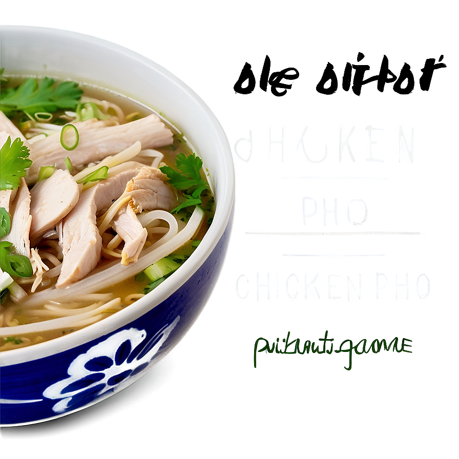 Chicken Pho Recipe Png Bgw PNG Image