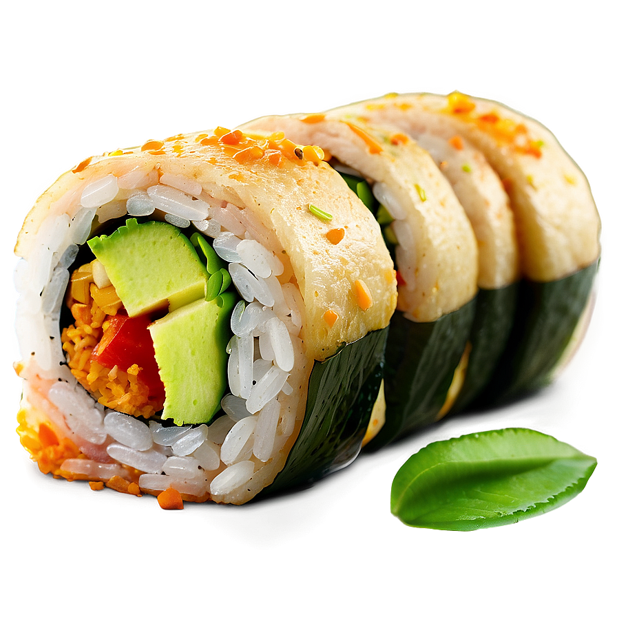 Chicken Sushi Roll Png 06282024 PNG Image