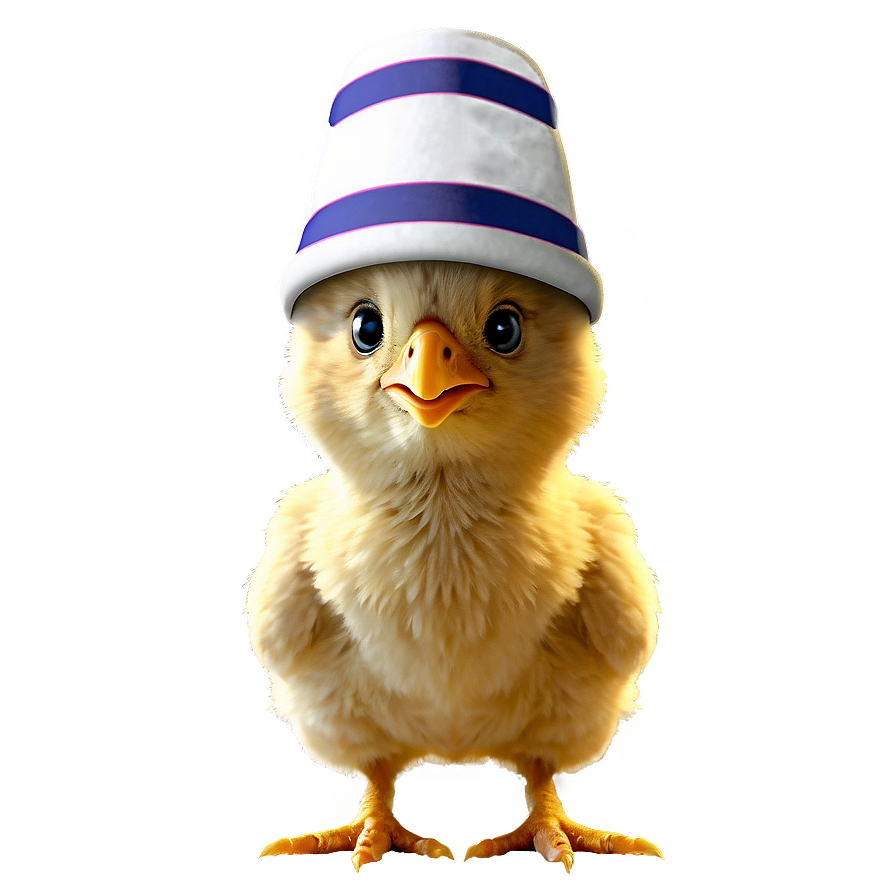 Chicken With Hat Png 05042024 PNG Image