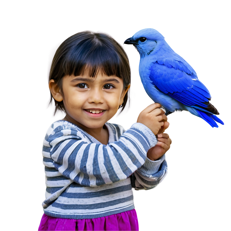 Child Feeding Birds Png 05242024 PNG Image