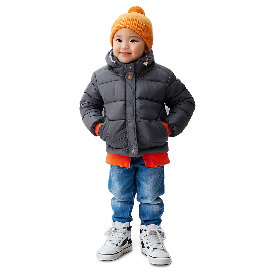 Child In Winter Clothes Png Kut26 PNG Image