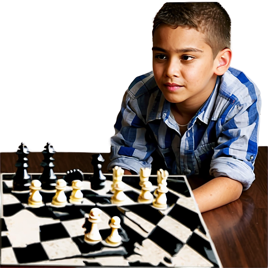 Child Playing Chess Png 82 PNG Image