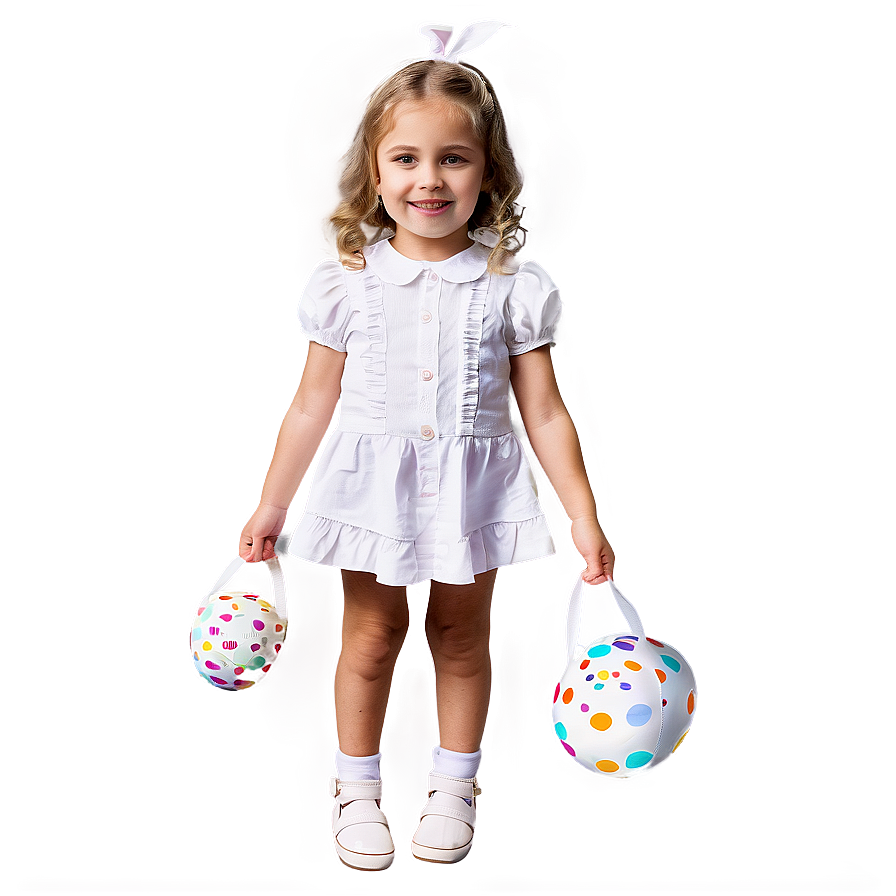 Child With Easter Eggs Png 60 PNG Image