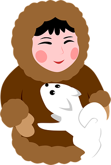 Childand Dog Cartoon PNG Image