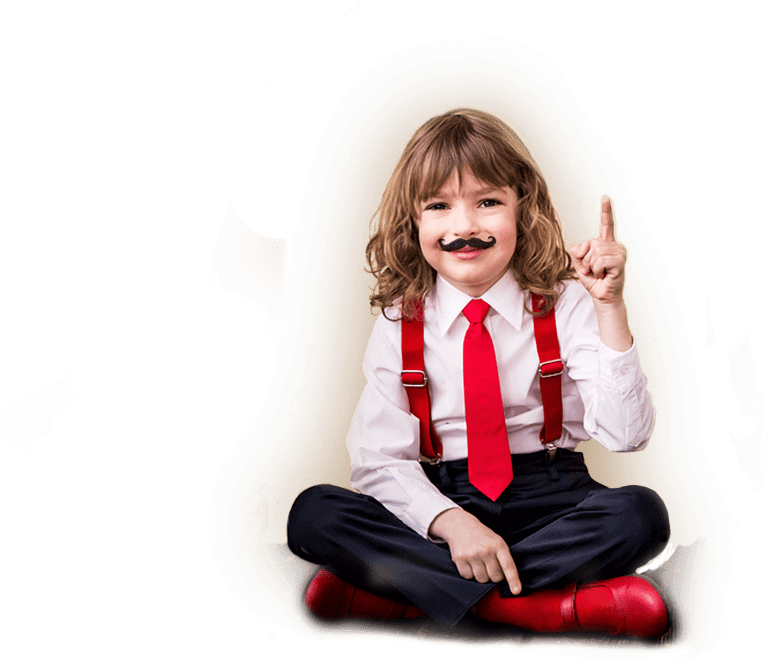 Childin Disguise Pointing Up PNG Image