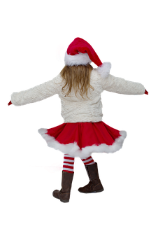 Childin Santa Outfit PNG Image