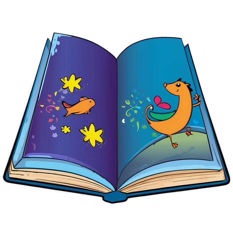 Children's Book Vector Drawing Png Fmd PNG Image