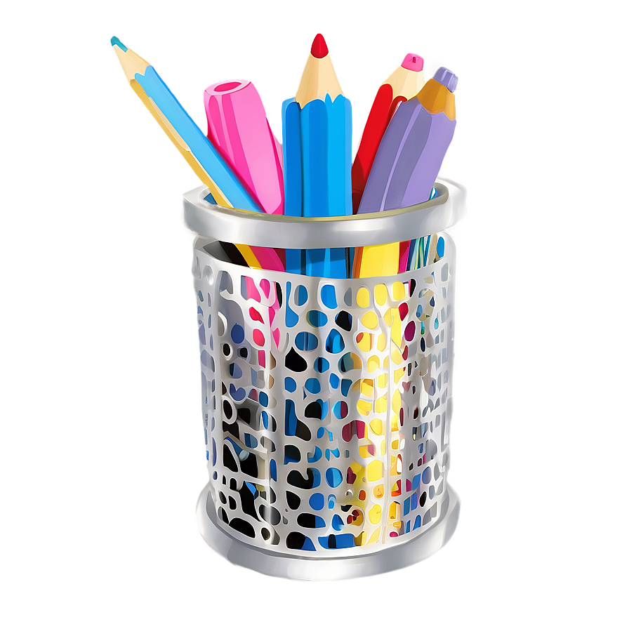 Children's Pencil Holder Png Exi PNG Image