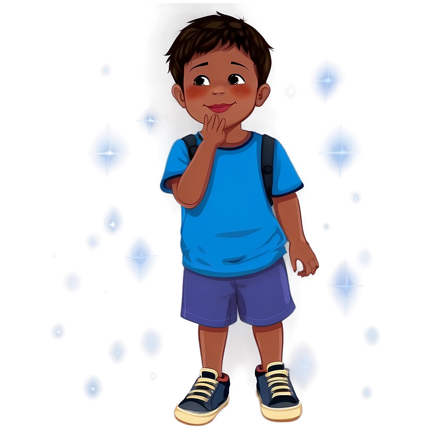 Children Star Gazing Png Ohd PNG Image