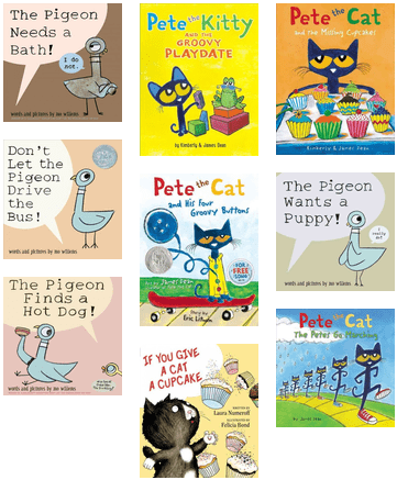 Childrens Book Covers Collection Pete The Cat PNG Image