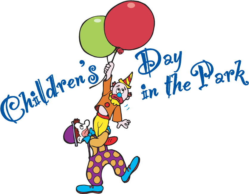 Childrens Day Celebration Clown Balloons PNG Image