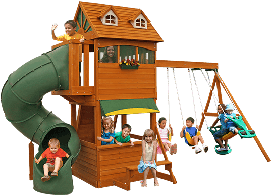 Childrens Playset Outdoor Fun PNG Image