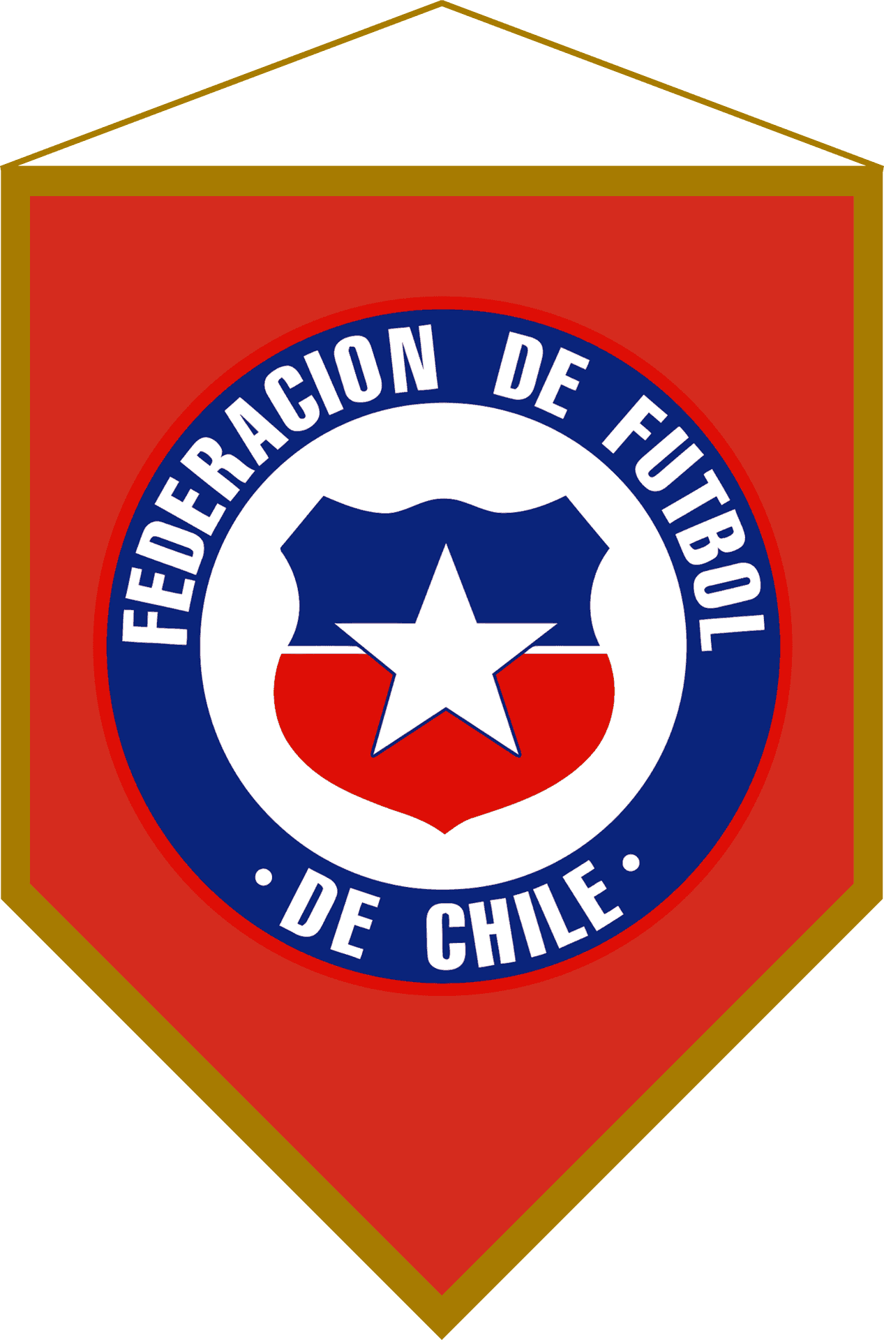 Chilean Football Federation Pennant PNG Image