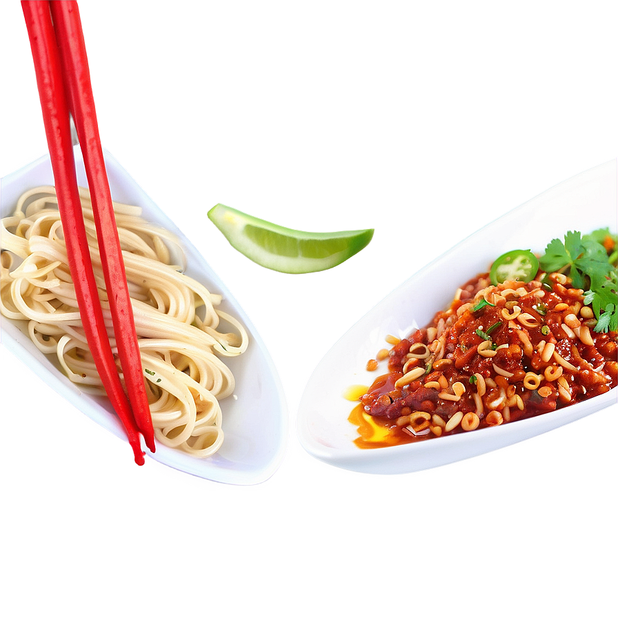 Chili Oil Noodles Png Hup PNG Image