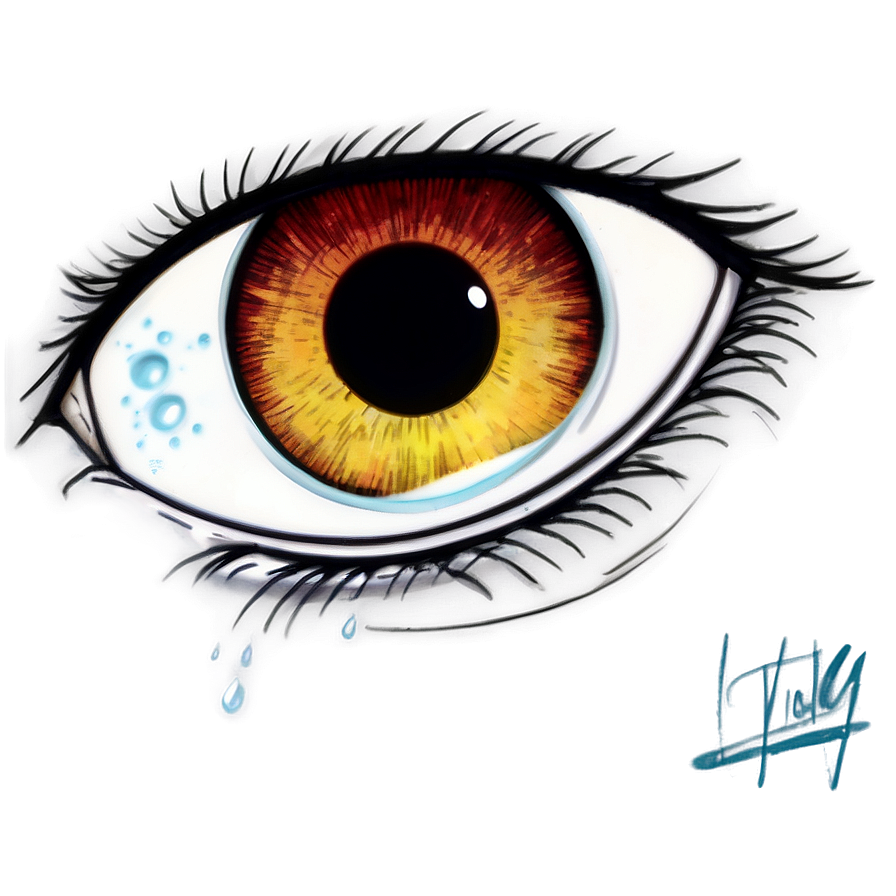 Chilling Eyes Sketch Png Edg43 PNG Image