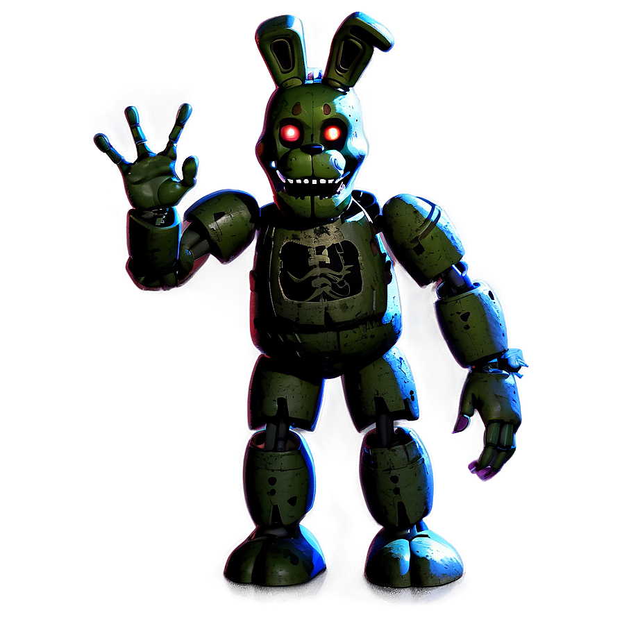 Chilling Springtrap Stance Png Tdf50 PNG Image