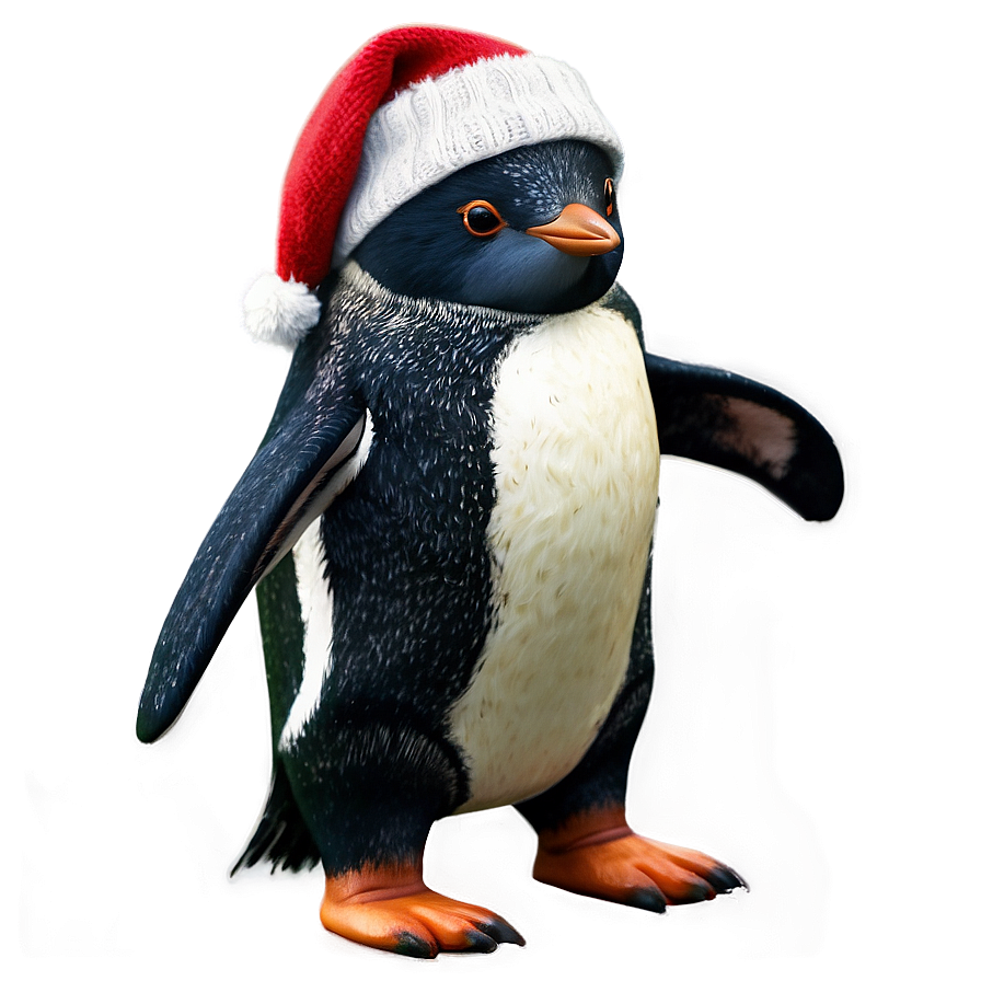 Chilly December Penguin Png 06202024 PNG Image