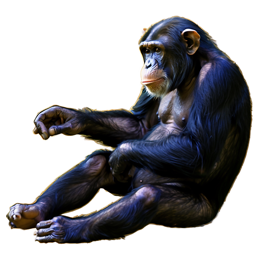 Chimpanzee In A Playful Fight Png 84 PNG Image