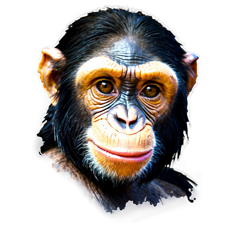 Chimpanzee In A Relaxed State Png Amd76 PNG Image