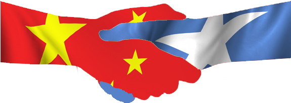 China Somalia Handshake Flags PNG Image