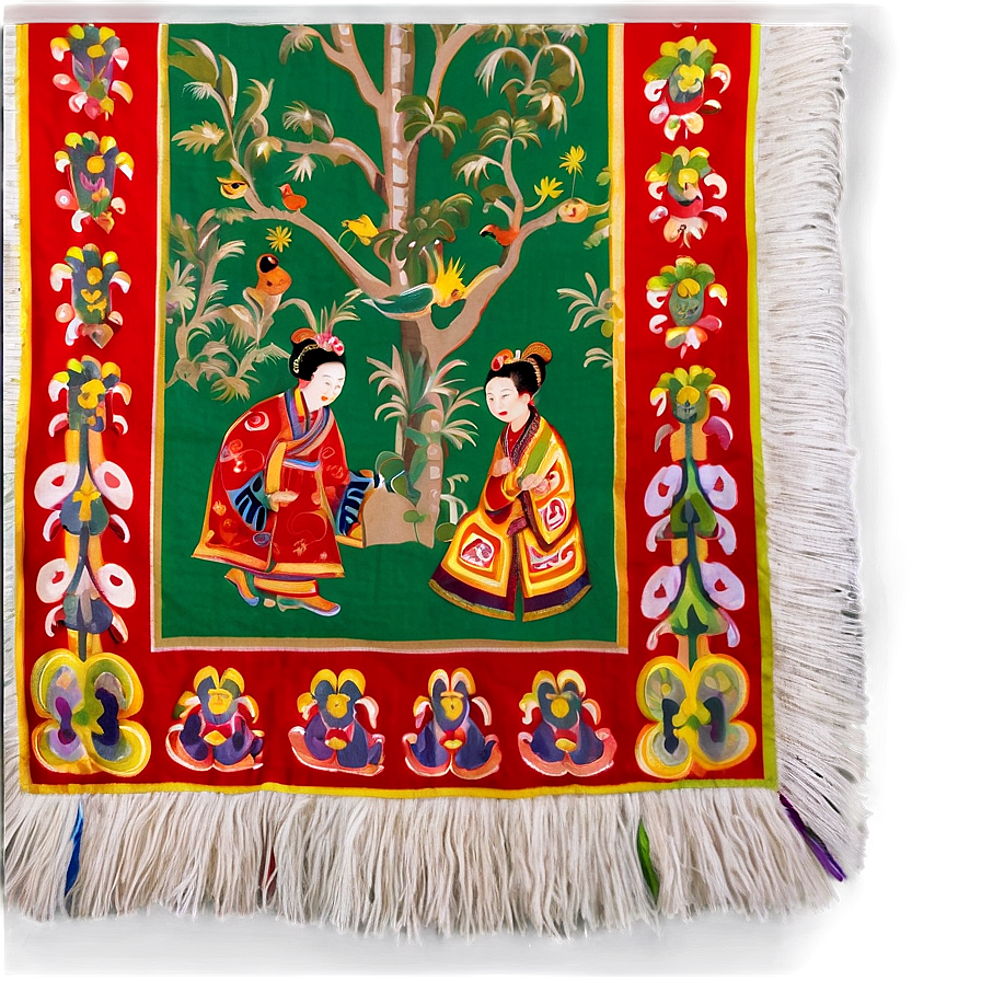 Chinese Tapestry Png 06252024 PNG Image