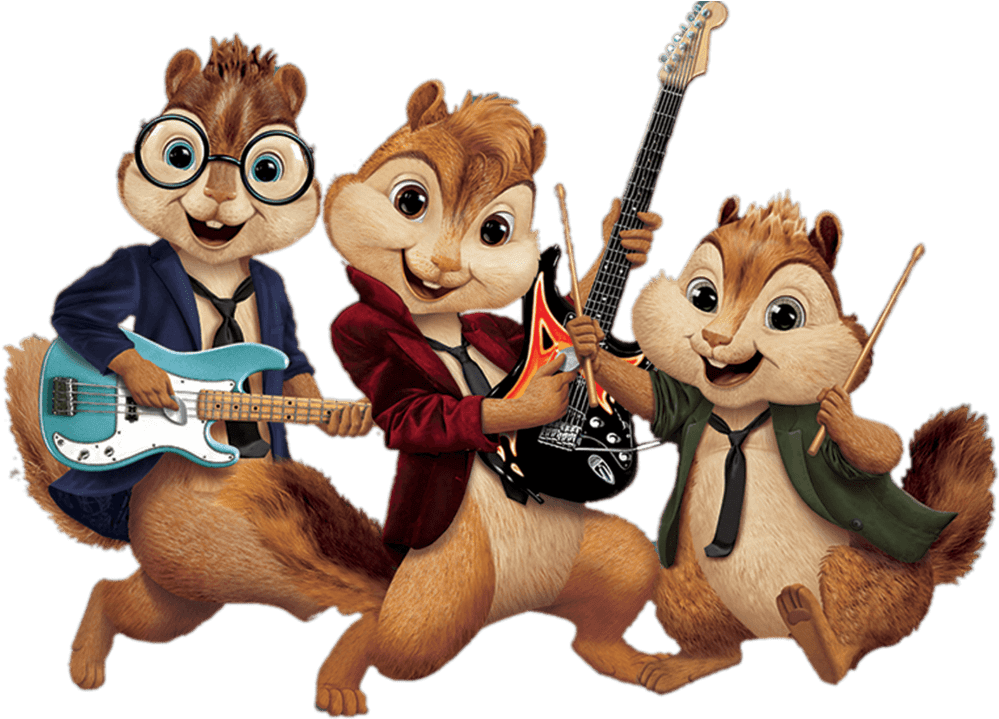 Chipmunk_ Band_ Rockstars.png PNG Image