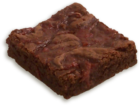 Chocolate Brownie Closeup PNG Image