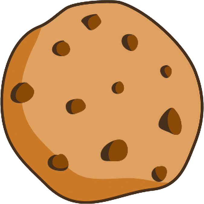 Chocolate Chip Cookie Illustration PNG Image