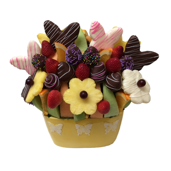 Chocolate Covered Strawberry Bouquet PNG Image