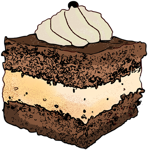 Chocolate_ Cream_ Pastry_ Illustration.png PNG Image