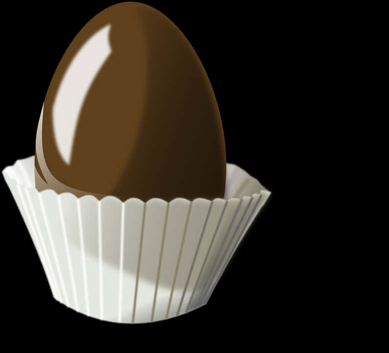 Chocolate Easter Eggin Wrapper PNG Image