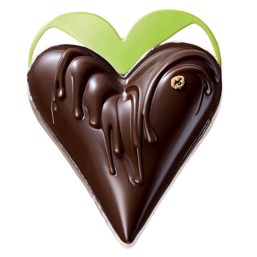 Chocolate Heart Png Jub PNG Image