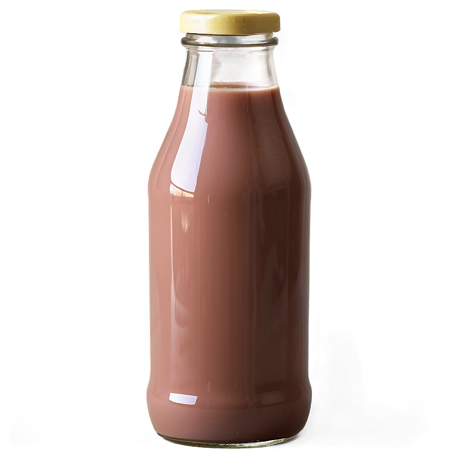 Chocolate Milk Bottle Png Npj PNG Image