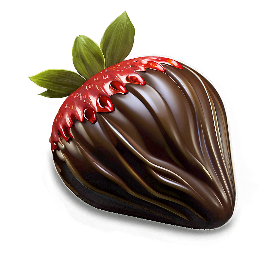 Chocolate Strawberry Garnish Png Xtm PNG Image