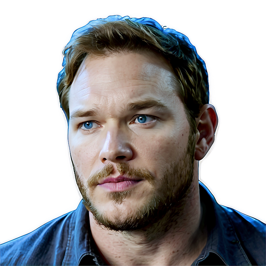 Chris Pratt Beard Look Png 57 PNG Image