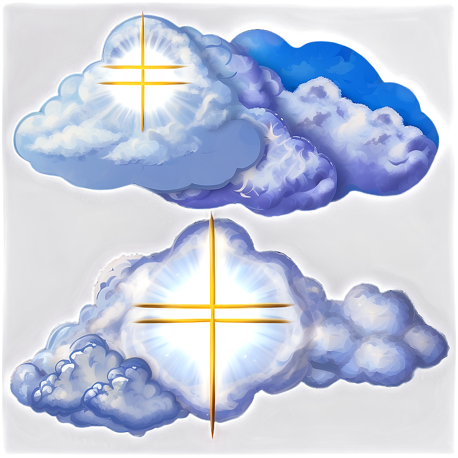 Christian Ascension Clouds Png Ost PNG Image