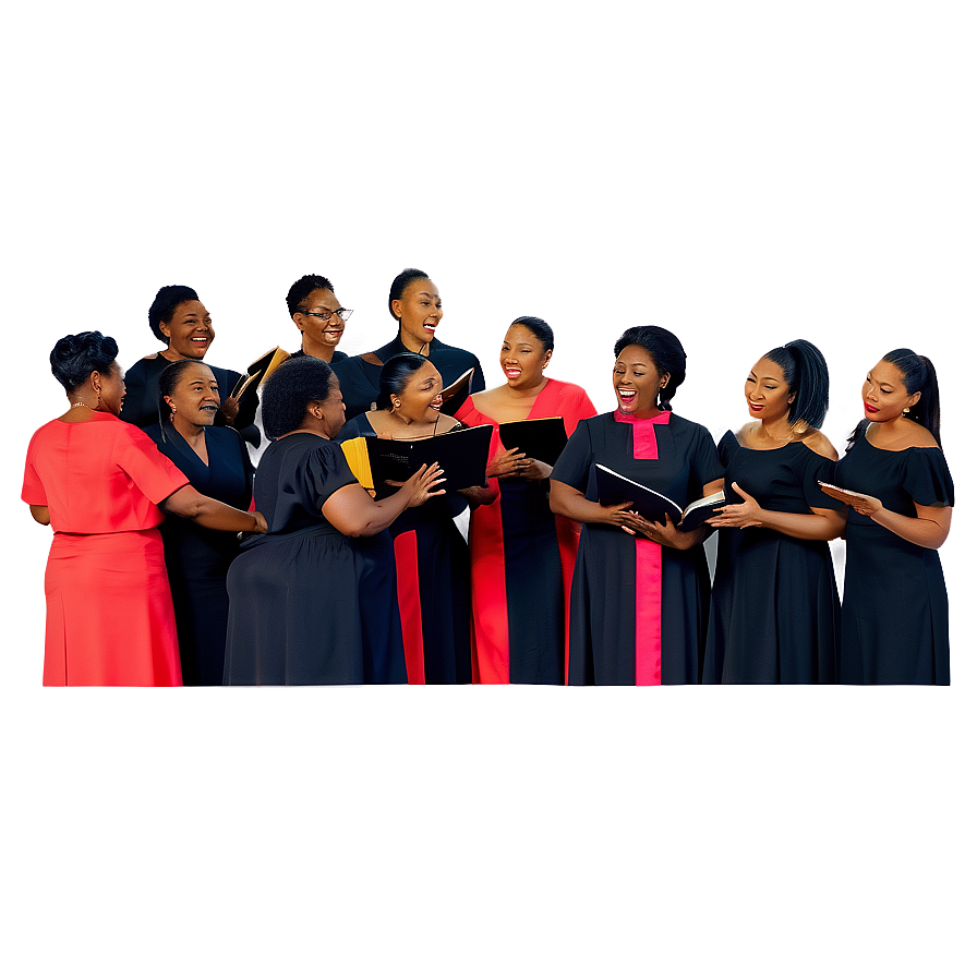 Christian Gospel Choir Png Xwu PNG Image