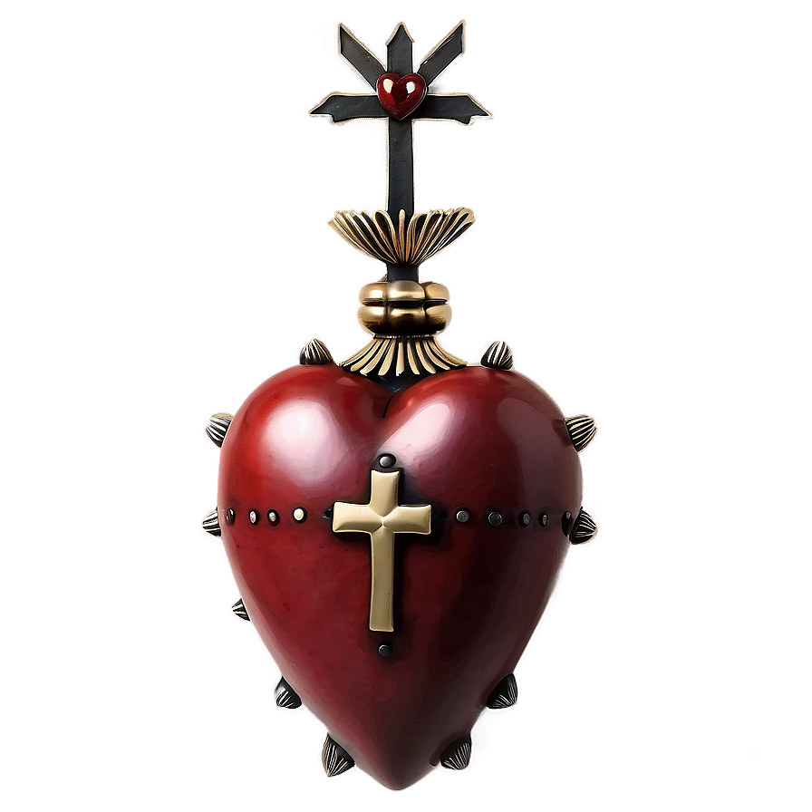 Christian Sacred Heart Png Mod13 PNG Image