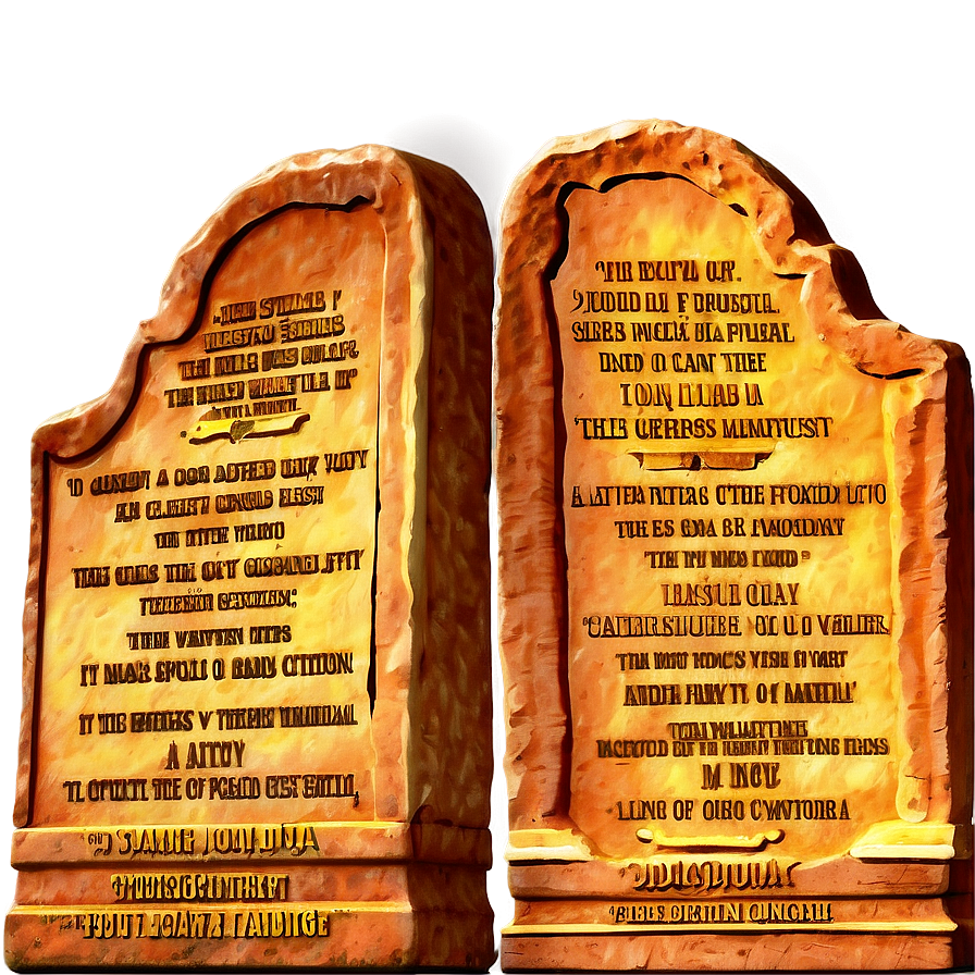 Christian Ten Commandments Png 80 PNG Image