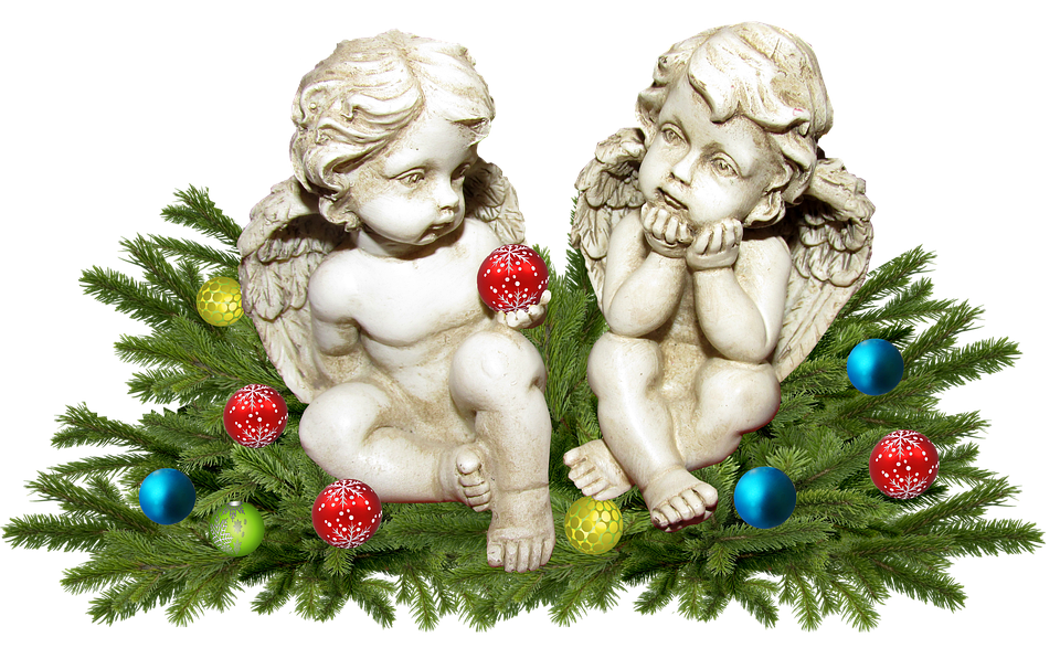 Christmas Angels Decoration.png PNG Image