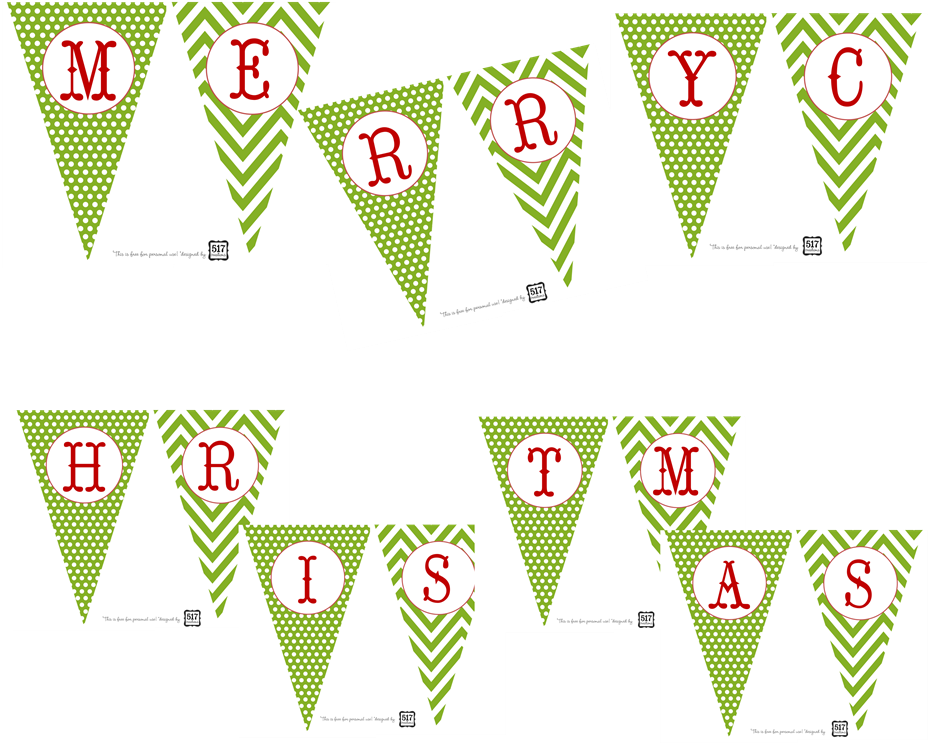 Christmas Banner Flags Design PNG Image