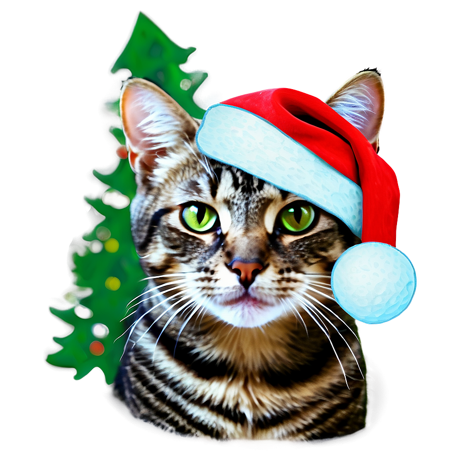 Christmas Cat Filter Png Xdy31 PNG Image