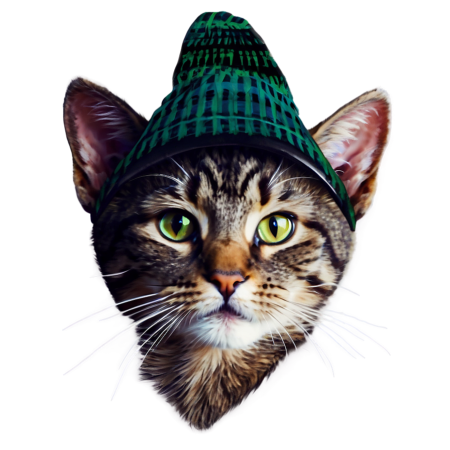 Christmas Cat With Hat Vector Png 39 PNG Image